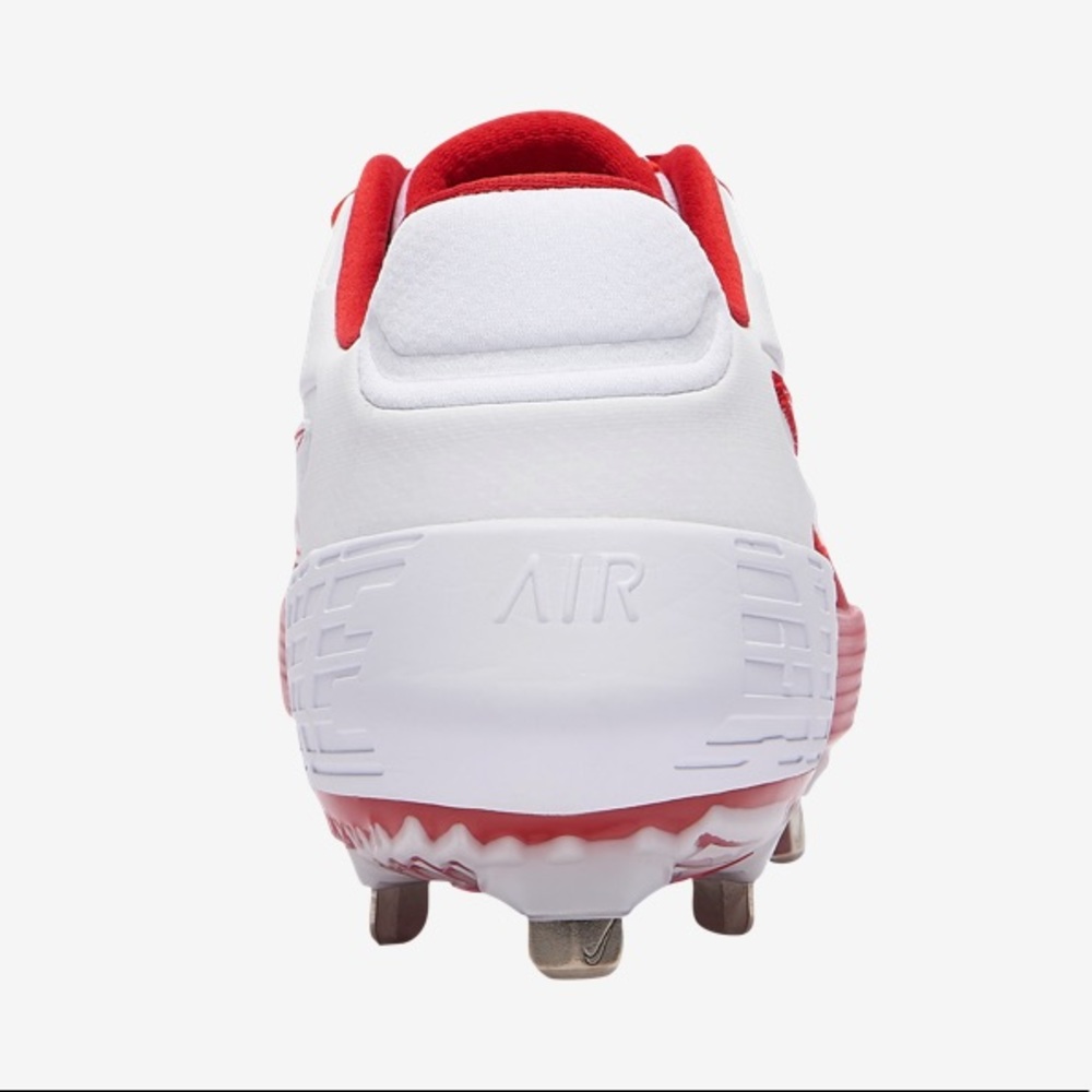 HP 🥳 NEW Nike Zoom Air Alpha Baseball Cleats Blood Red - Picture 5 of 11